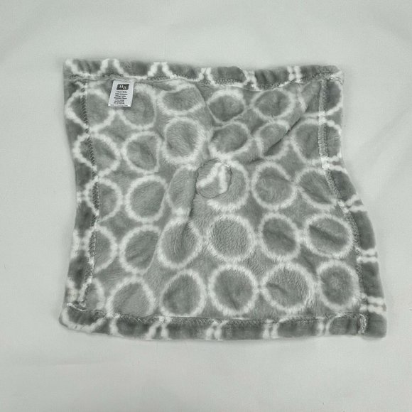 HB Grey White Elephant 14" Security Blanket Lovey Very Soft Minky Plush - Picture 3 of 4